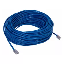 Cabo De Rede Ethernet 20 Metros Internet Cor Azul