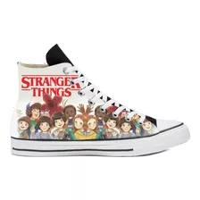 Tenis Para Niño Modelo Strangers Things Sublimado Varios 