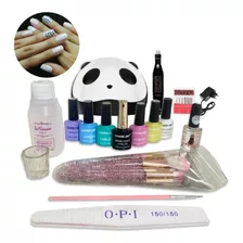 Kit Inicial Manicura X14 Semipermanente Esmalte Cabina Torno