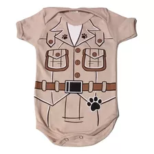 Body Bodie Para Bebe Safari Animais Bichos Para Mesversario