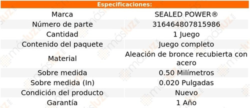 Kit Metales Biela 0.020 Astre L4 2.3l 75/77 Sealed Power Foto 2