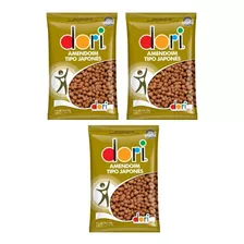 Amendoim Japonês Casquinha Crocante Premium 3 Pacotes 700g