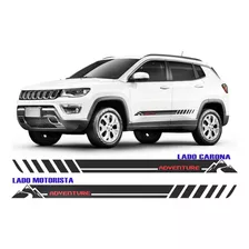 Jeep Compass Trailhawk 4x4 Adesivos Lateral Par 