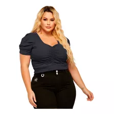 Blusinha Cropped Plus Size G1 G2 G3