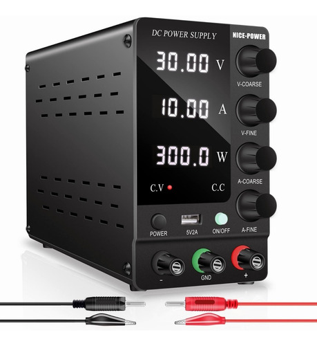 Fuente De Alimentación Regulada Laboratorio 110v 10a-30v