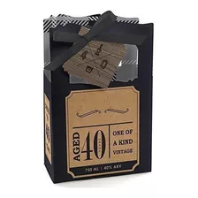 40th Milestone Birthday Dashingly Aged To Perfection Cajas D