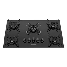 Cooktop 5 Bocas Tripla Chama Itatiaia Essencial Preto Biv 