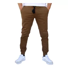 Pantalón Jogger Cargo Skinny De Gabardina Strech John Silver