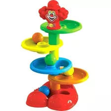 Brinquedo Educativo Palhaço Pom Pom Pista P Bolinhas Maral