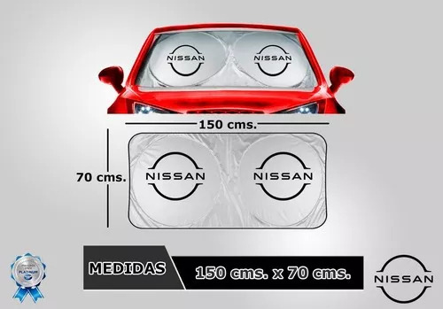 Cubresol Para Nissan Tiida Sedan 2004 Con Logo T1 Foto 3