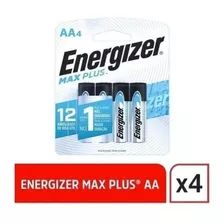 Pila Energizer Aa Max Plus Alcalina Blister X4 + Duracion 