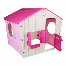 Casinha Infantil De Criança De Brinquedo Pink - Liquidação