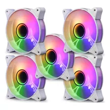 Ventiladores A-rgb Aigo Ar12, Alto Flujo De Aire Pack 5 Und