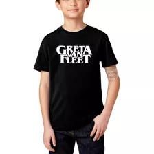 Infantil Camiseta Show Greta Van Fleet Banda Hard Rock Logo
