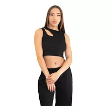 Blusa Crop Top U Para Mujer Krunner