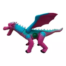 Dragão Dragon Drogon 50 Cm Borracha Jurassic Com Som