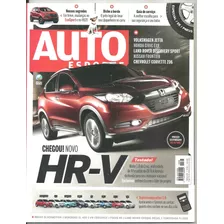 Revista Auto Esporte 598 Março / 2015 Honda Hrv / Civic Exr