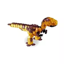  Brinquedo De Montar Dinossauro Clic & Lig 155 Peças T-rex