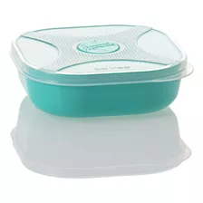 Organizador Multiuso Quadrado 320ml 764-2 Verde - Top Line