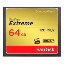 Cartão Cf Sandisk Extreme 64gb 120 Mb/s