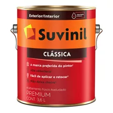 Tinta Látex Clássica Premium Fosco 3,6l - Suvinil Branco