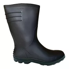 Bota De Pvc Forrada Impermeável Borracha Motoboy Chuva Moto