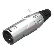 Conector Xlr Macho 3 Pines Premium De Excelente Calidad