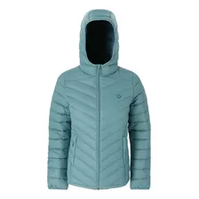 Parka Pluma Kori Women Teal Doite