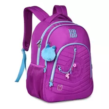 Mochila De Costas Rebecca Bonbon Roxa 17,5 - Clio Rb24028rx