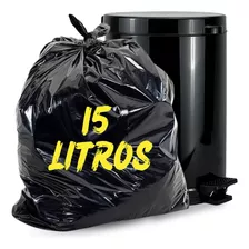 Saco De Lixo 15 Litros Resistente 50 Unidades