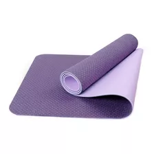 Mat Alfombra De Yoga Tpe 8mm Doble Color Eco-friendly