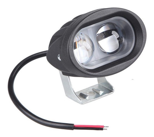 Par Faros 2 Led Lupa Ovalo Auxiliar Tipo Wall-e 12/24v Foto 2