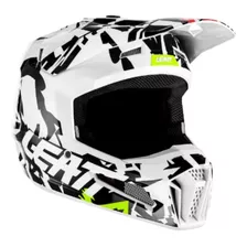 Capacete Leatt 3.5 Infantil Branco Preto