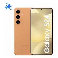 Celular Samsung Galaxy S24, Galaxy Ai, Câmera Tripla Traseira De Até 50mp, Selfie De 12mp, Tela De 6.2 1-120hz, 512gb, 8gb De Ram, Esim Laranja