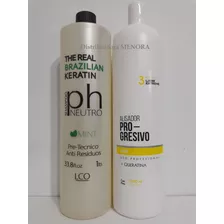 Kit Shampoo Neutro Real Brazilian + Tratamiento F3 Limon 1l