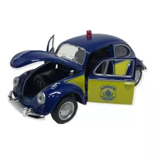 Carro Miniatura Fusca Da Policia Rodoviaria Federal Carrinho