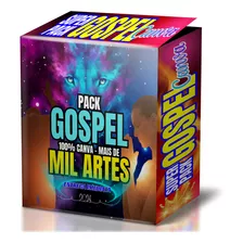  Pack Gospel Canva 1200 Artes Para Igrejas, Cultos