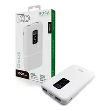 Cargador Portatil Power Bank Roca 5000 Mah Lcd 2.1a Usb