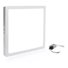 Kit 7 Plafon Luminaria Led Sobrepor 36w 40x40 Painel Bivolt