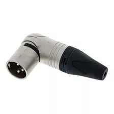 Conector Angular Neutrik Xlr Macho De 3 Polos Nc3mrx