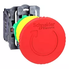 Botão De Emergência Schneider 22mm Gira-destrava Xb5as8444