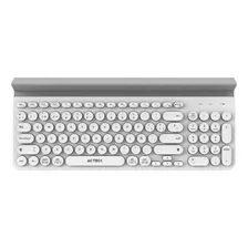 Teclado Multidispositivo Inspire Comp Ti695 / 2.4ghz Color Del Teclado Blanco Idioma Español Latinoamérica