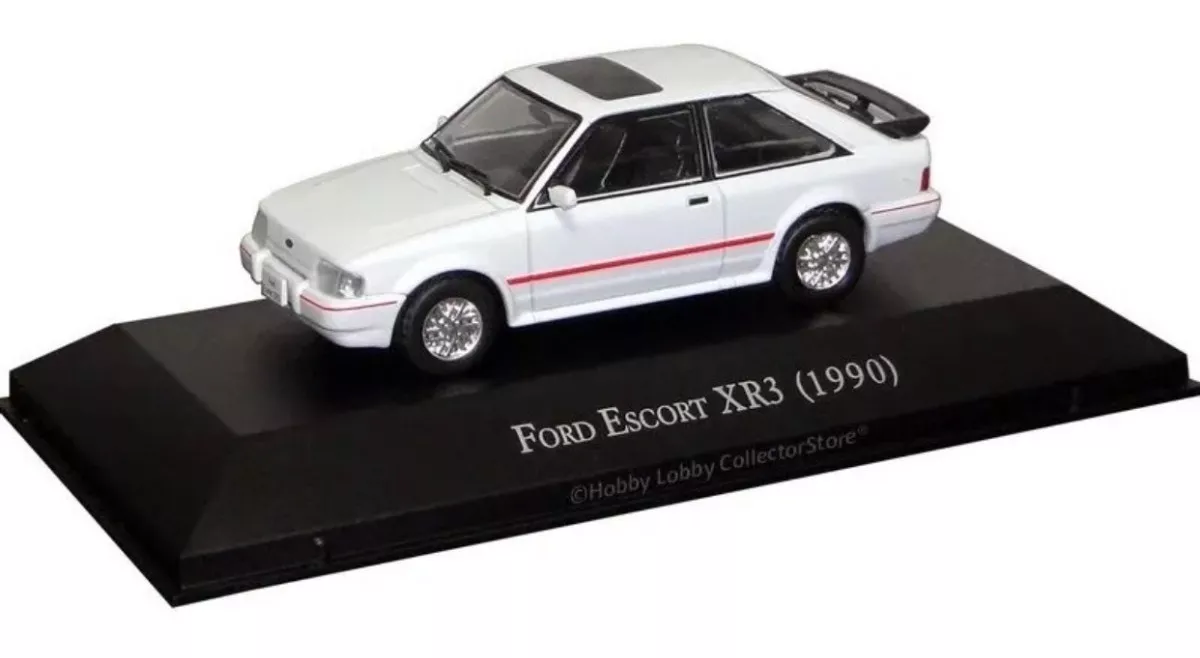 Miniatura Ford Escort Xr3 (1990) Branco Ed.53 - Sem Juros