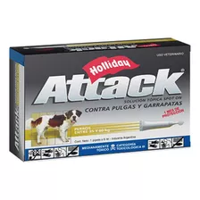 Attack Antiparasitario Perros De 35 A 60 Kg | 1 Tubo X 6 Ml