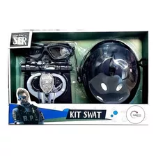 Set Policía Swat Con Accesorios Isakito Ik0275