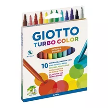 Giotto Turbo Color X 10 Colores