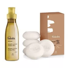 Kit Tododia Natura: Caixa De Sabonete + Colônia Spr + Brinde