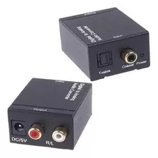 Adaptador Óptico Coaxial Digital P/ Som Analogico Saida Rca