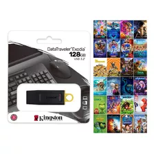 Memoria Usb 128 Gb Películas Infantiles Animadas Full Hd