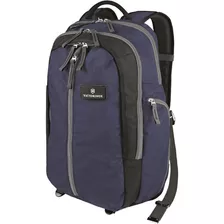 Mochila Altmont Vertical Zip Laptop Backpack Victorinox Color Azul Y Negro Diseño De La Tela Balistica
